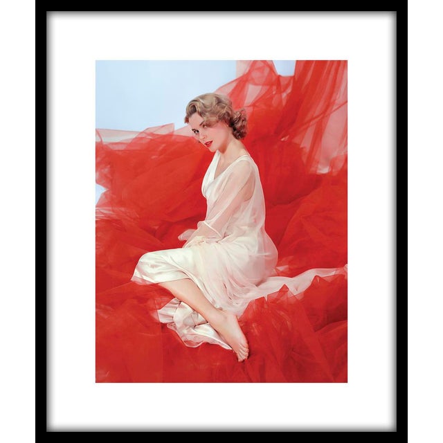 1954 "Grace Kelly in Nightgown" Framed Print For Sale