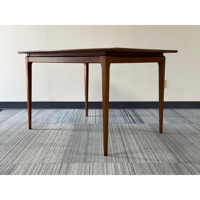 * Very simple table with a solid wood frame/legs and a durable laminate top - great for kitchen or dining room * -MCM...