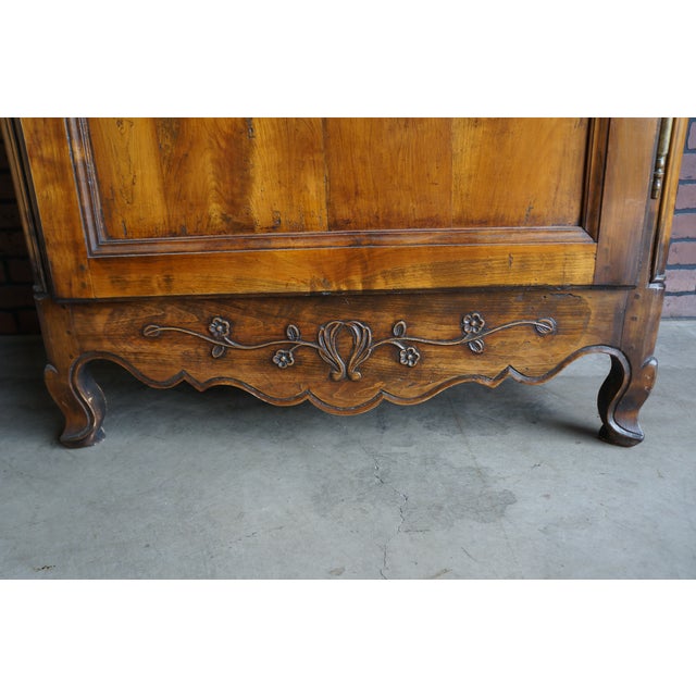 18th Century 18th Century French Antique Bonnetiere Armoire For Sale - Image 5 of 9