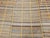 Tan 19th Century American Amish Rag Rug, Handwoven Folk Art, Stripe Pattern, Tan & Pale Blue, 10’ X 14’ For Sale - Image 8 of 12
