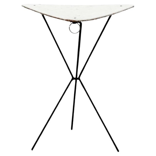 Black Mid-Century French Side Table, 1960s For Sale - Image 8 of 8