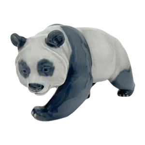 Porcelain Walking Panda Bear by William Timyn for Royal Copenhagen, 1976