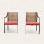 Mid-Century Modern Mid-Century Modern Chrome & Cane Armchairs With Rose Velvet Seats , 1970s- Set of 2 For Sale - Image 3 of 10