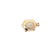 Mid 20th Century Vintage 14k Yellow Gold Diamond Figural Turtle Brooch Pin Pendant For Sale - Image 5 of 6