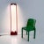 Postmodern Red Double Neon Lamp by Gian N. Gigante for Zerbetto, 1980s For Sale - Image 3 of 9