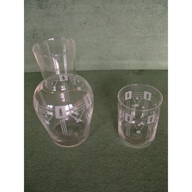 Art Deco Carafe Set, 1930s, Set of 2 For Sale - Image 6 of 11