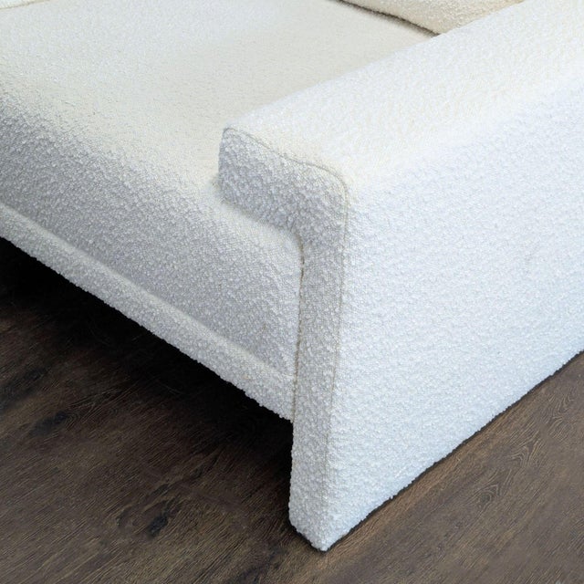 Tov Furniture Maeve Modern White Lounge Chair, Plush Bouclé Upholstery For Sale In San Francisco - Image 6 of 7