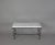Serpentine' Coffee Table With Carrara Marble Top For Sale - Image 9 of 9