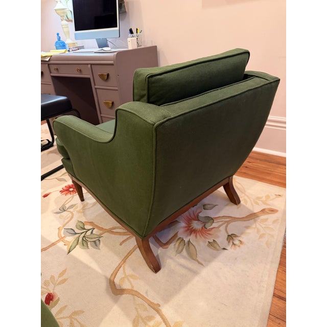 Mid 20th Century Midcentury Hollywood Regency Lounge Chair For Sale - Image 5 of 12