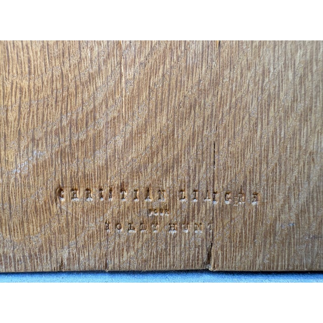 Vintage Christian Liaigre for Holly Hunt "Nagato" Side Tables/Stools, Set of 3, Signed Raw French Oak For Sale - Image 10 of 14