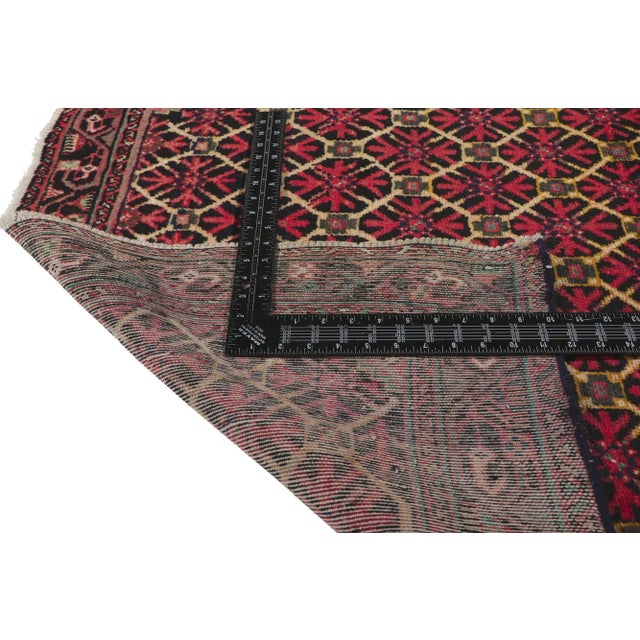 Mid 20th Century Mid 20th Century Vintage Persian Malayer Rug, 03'02 X 04'09 For Sale - Image 5 of 9