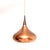 Brown Vintage Danish Copper Orient Pendant Lamp from Jo Hammerborg, 1960s For Sale - Image 8 of 8