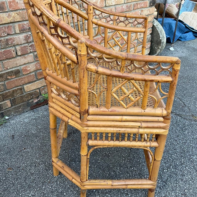 Mid Century Bamboo Side Chair Chairish