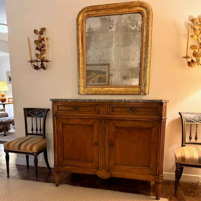 Early 19th Century Miller and Arney Directioire Marble Top Server, Ca. 1800 For Sale - Image 5 of 9
