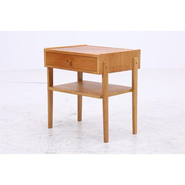 Mid-Century Oak Nightstand, 1960s For Sale - Image 11 of 13