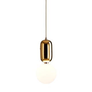 Golden Aballs T Me Suspension Lamp in Ceramic and Glass by Jaime Hayon for Parachilna For Sale