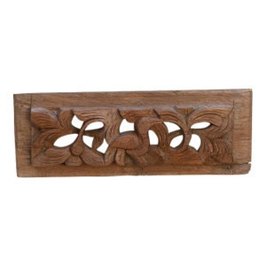 Antique Wax Patinated Wall Carving