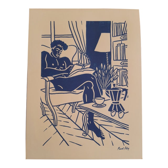 French Male Graphic Art Maud Peloq For Sale