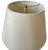 Traditional Restoration Hardware Large Ivory Sand Champagne Silk Drum Empire Lampshade – 16" Diameter For Sale - Image 3 of 10