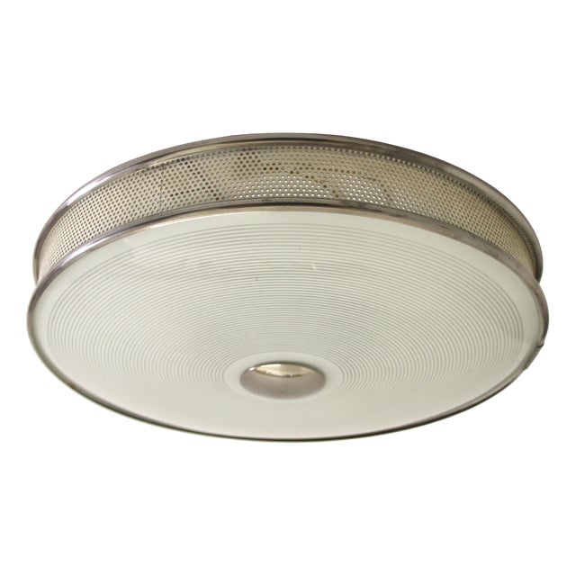 Mid-Century French Ceiling Lamp attributed to Mathieu Matégot, 1950s For Sale