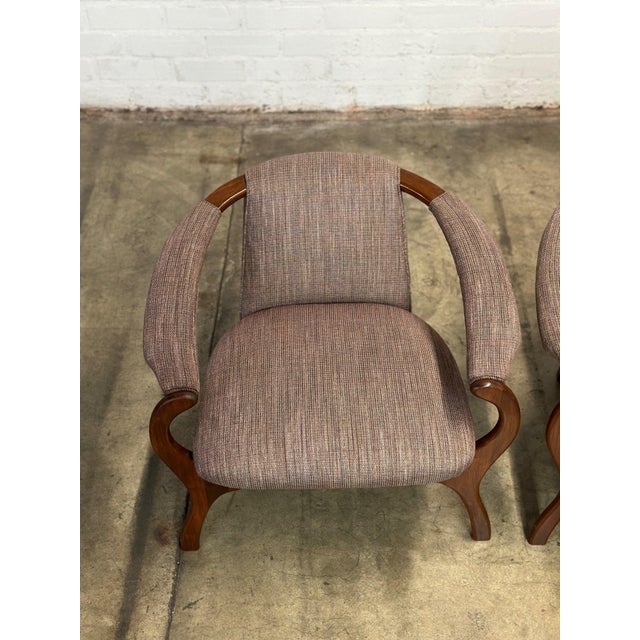 1960s Horseshoe Style Lounge Chair For Sale - Image 11 of 12