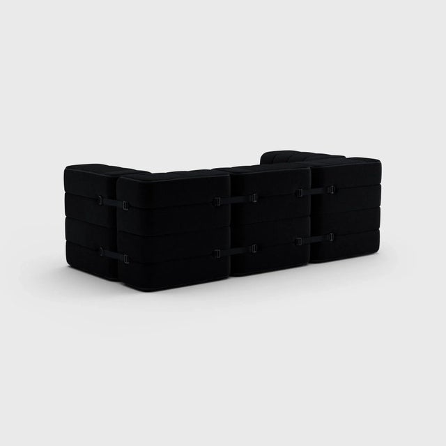 Contemporary Flexible Two-Seater Sofa with Armrests by Ambivalenz, Set of 7 For Sale - Image 3 of 5
