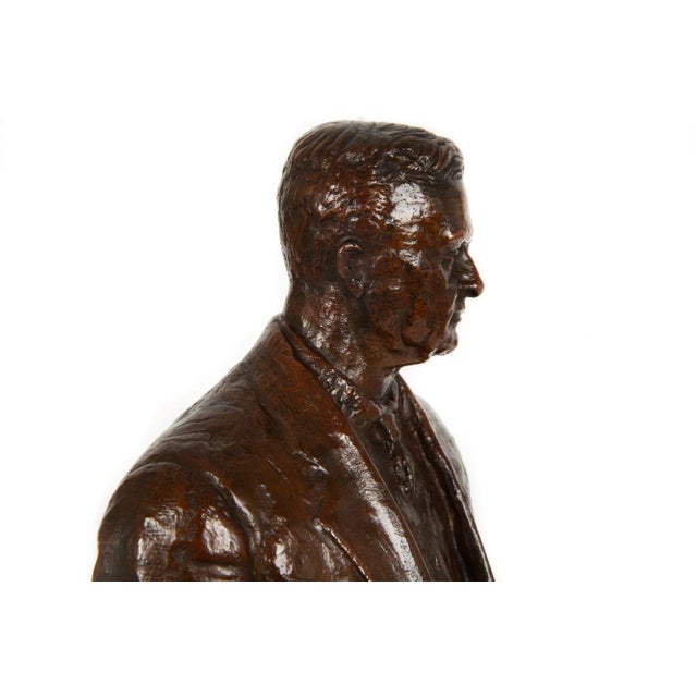 Rare American Bronze Sculpture of Prison Reformer Thomas Mott Osborne For Sale - Image 15 of 18