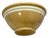 Antique Large Thick & Heavy 15 Inch Size Double Cream Banded Yellow Ware Kitchen Mixing Bowl Circa Mid 1800s For Sale - Image 9 of 18