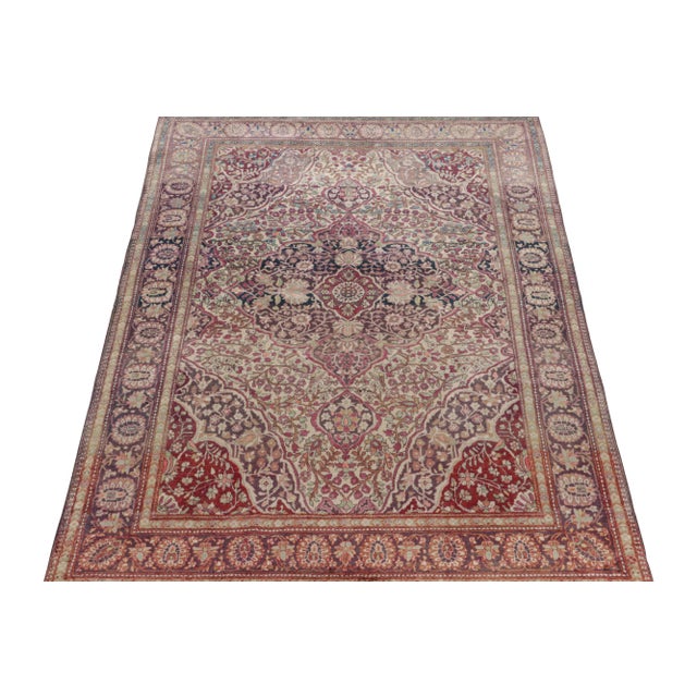 Traditional Antique Persian Kashan Rug With Medallion and Floral Patterns, From Rug & Kilim For Sale - Image 3 of 8