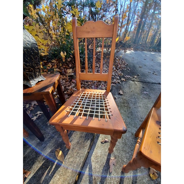 Authentic Riempie Chairs Set of 3 Chairish