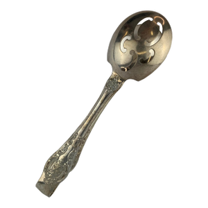 Antique Silverplate Serving Tongs
