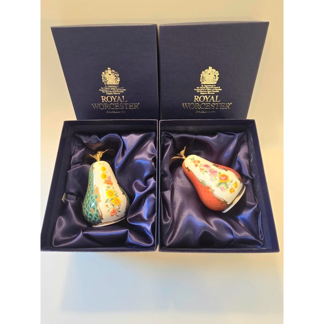 Ceramic Pair of Royal Worcester Candle Snuffers For Sale - Image 7 of 10