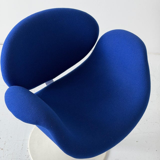 Blue 1960s Tulip Chairs by Pierre Paulin for Artifort For Sale - Image 8 of 10