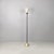 Mid-Century Modern Italian Brass, Glass and Iron Floor Lamp, 1950s For Sale - Image 3 of 17