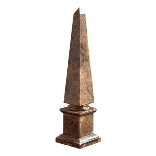 Italian Neoclassical Alabaster Obelisk For Sale