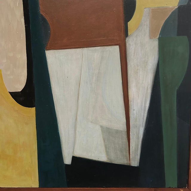 Ej Rudolph, Unititled Abstract Composition, 2024, Oil on Wood For Sale - Image 6 of 10