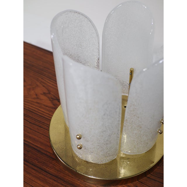 Metal Ice Murano Glass by J. T. Kalmar, Austria, 1960s For Sale - Image 7 of 10