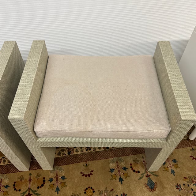 Megan Molton H Benches, Pair For Sale In San Francisco - Image 6 of 12