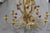 Yellow Metal Floral Chandelier Lighting For Sale - Image 10 of 13