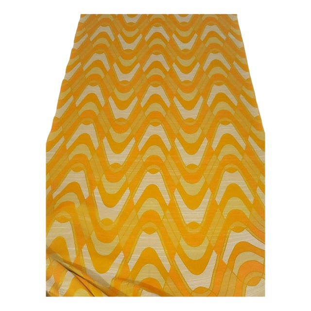 Mid-Century Modern German Fabric Bale for Curtains, 1970s For Sale