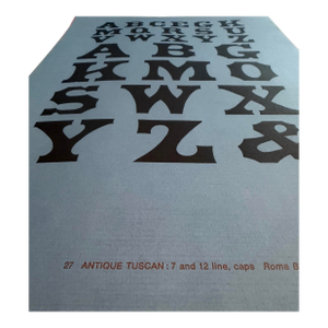 Rare 1966 LTD Ed Wood Type Portfolio (23/25) - Springer, Warrum & Rob Roy Kelly