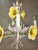Vintage Sunflower Tole Chandelier For Sale In Austin - Image 6 of 9