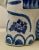 Vintage Ceramic Chinoiserie Blue & White Elephant Plant Stand or Garden Stool For Sale - Image 12 of 12