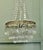 Glass Large French Empire Tent and Waterfall Chandelier, 1930 For Sale - Image 7 of 9
