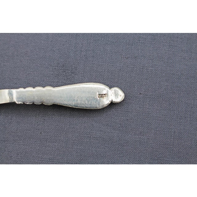 C. 1908-1917 84 Zolotniks Russian Tea Caddy Spoon by Sergey Shishkin For Sale In Raleigh - Image 6 of 6