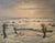 Karl Mons, Schwalm, Winter Landscape with Pollarded Willows, Snow, Ice and Evening Sun, Oil Painting on Canvas For Sale - Image 13 of 13