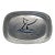 Late 20th Century Wilton Armetale Wyland Whale Tail Bread Tray Pewter Metal Serving Dish For Sale