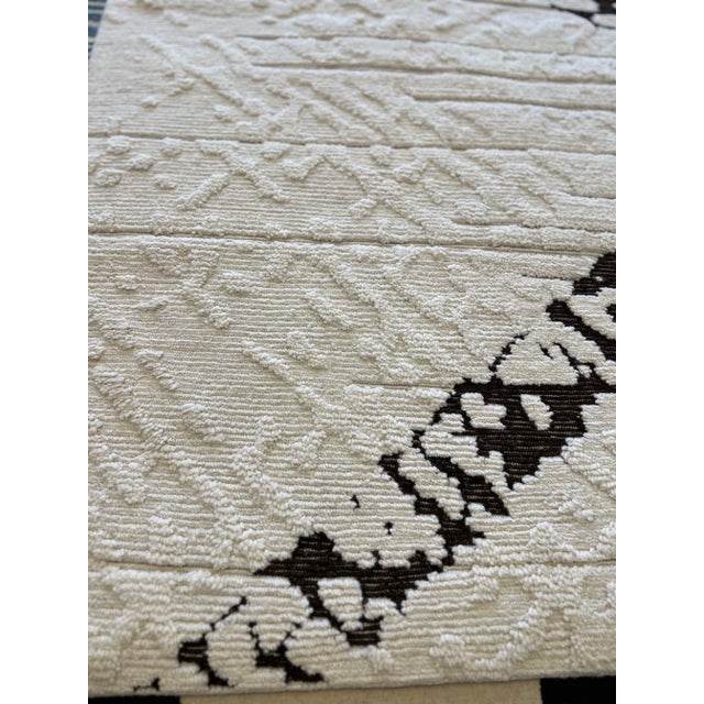 Modern Modern Hand Knotted Nepalese Wool Rug For Sale - Image 3 of 9