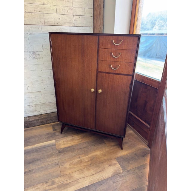 Mid-Century Modern Armoire by Meredew, 1960s For Sale - Image 6 of 11