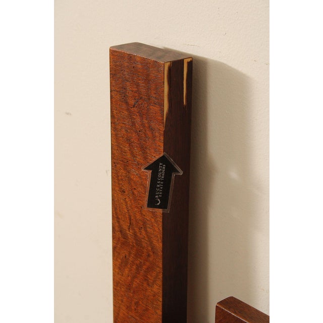 Brown Lane Mid Century Modern Queen Size Walnut Headboard For Sale - Image 8 of 12